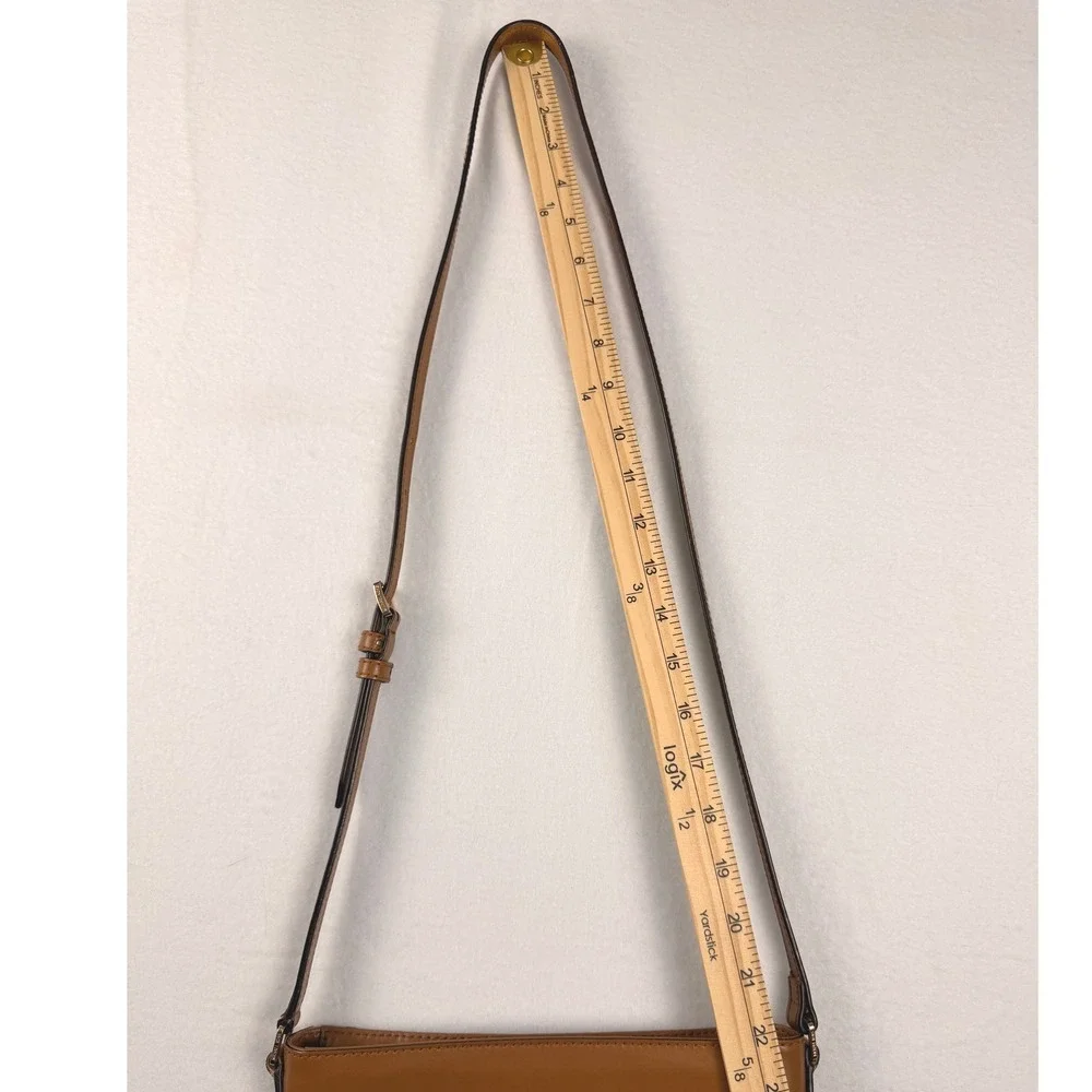 Michael Kors Adele Messenger Crossbody Bag Brown